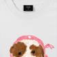 Áo Thun Relaxed Fit Pink Dots Puppy