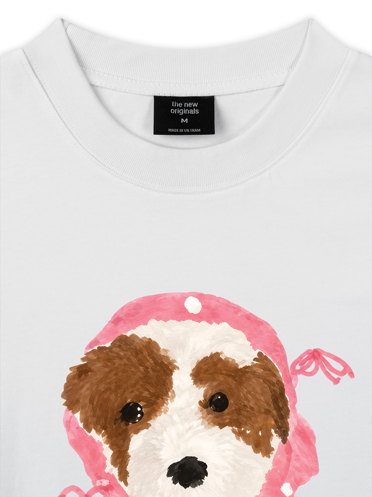 Áo Thun Relaxed Fit Pink Dots Puppy
