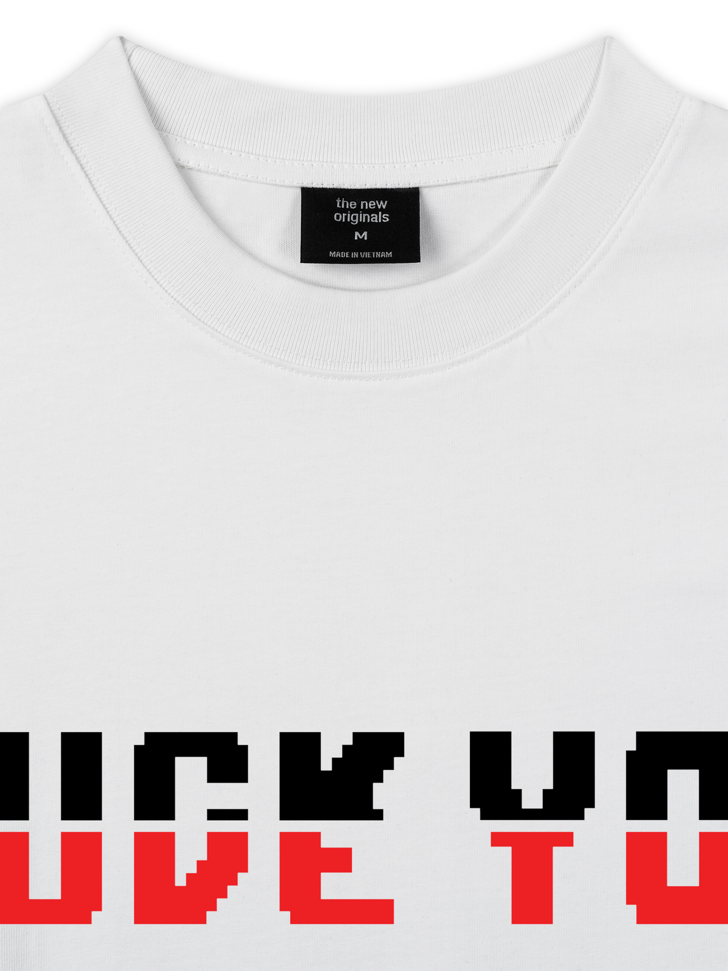 Áo Thun Relaxed Fit Pixel Universe Fuck You Love You