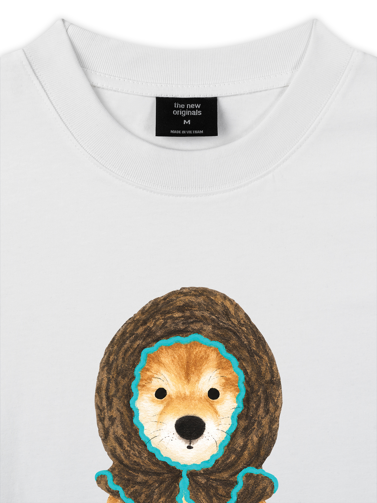 Áo Thun Relaxed Fit Blue Tiffany Cozy Puppy
