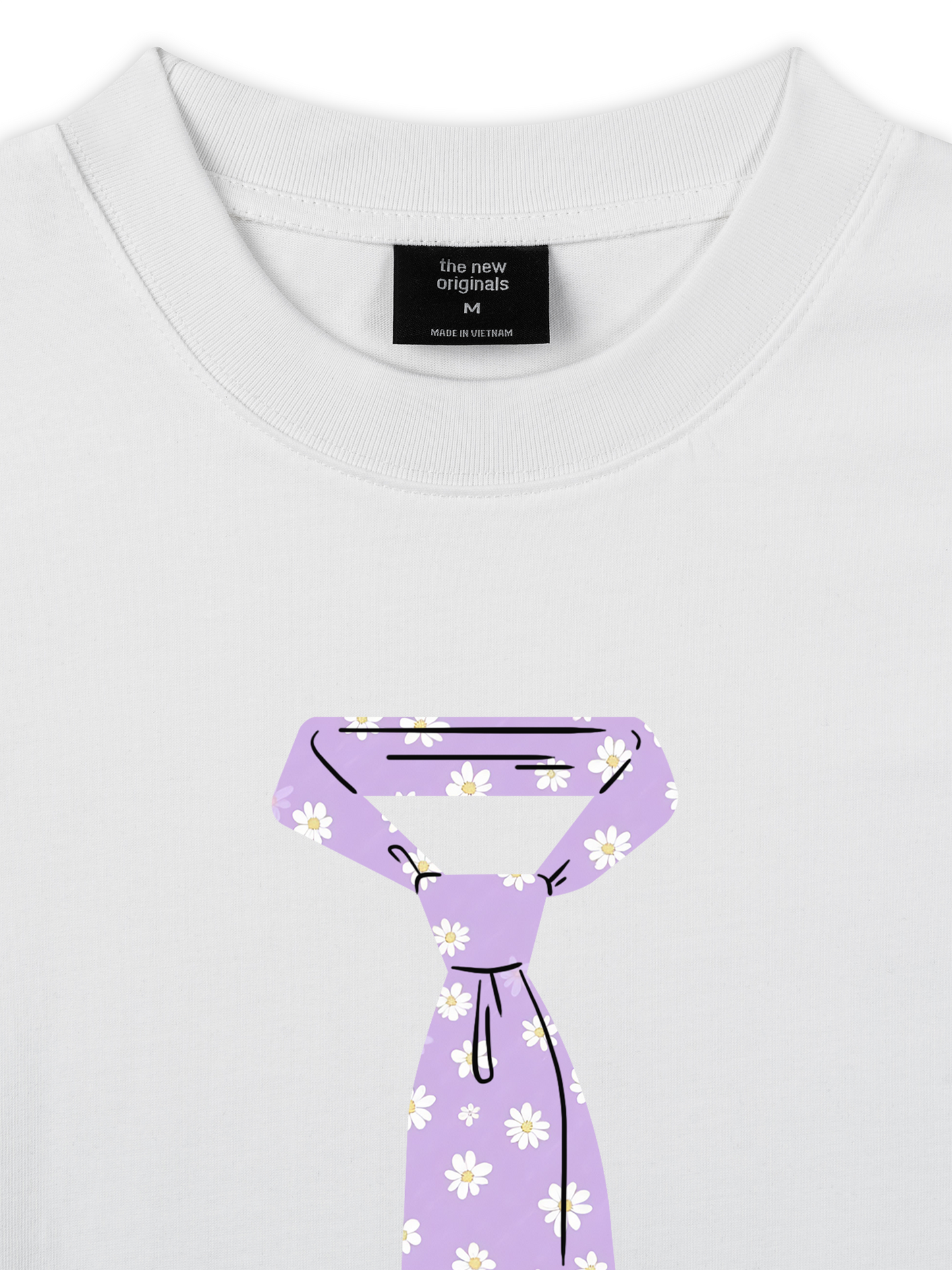 Áo Thun Relaxed Fit Daily Cuties Purple Tie
