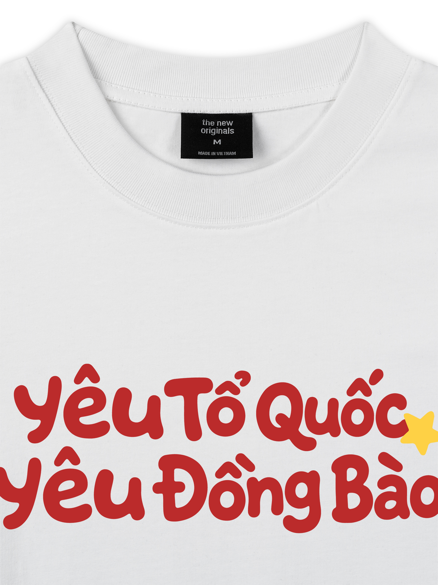 Áo Thun Relaxed Fit Yêu Tổ Quốc, Yêu Đồng Bào