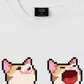 Áo Thun Relaxed Fit Pixel Universe Pop Cat