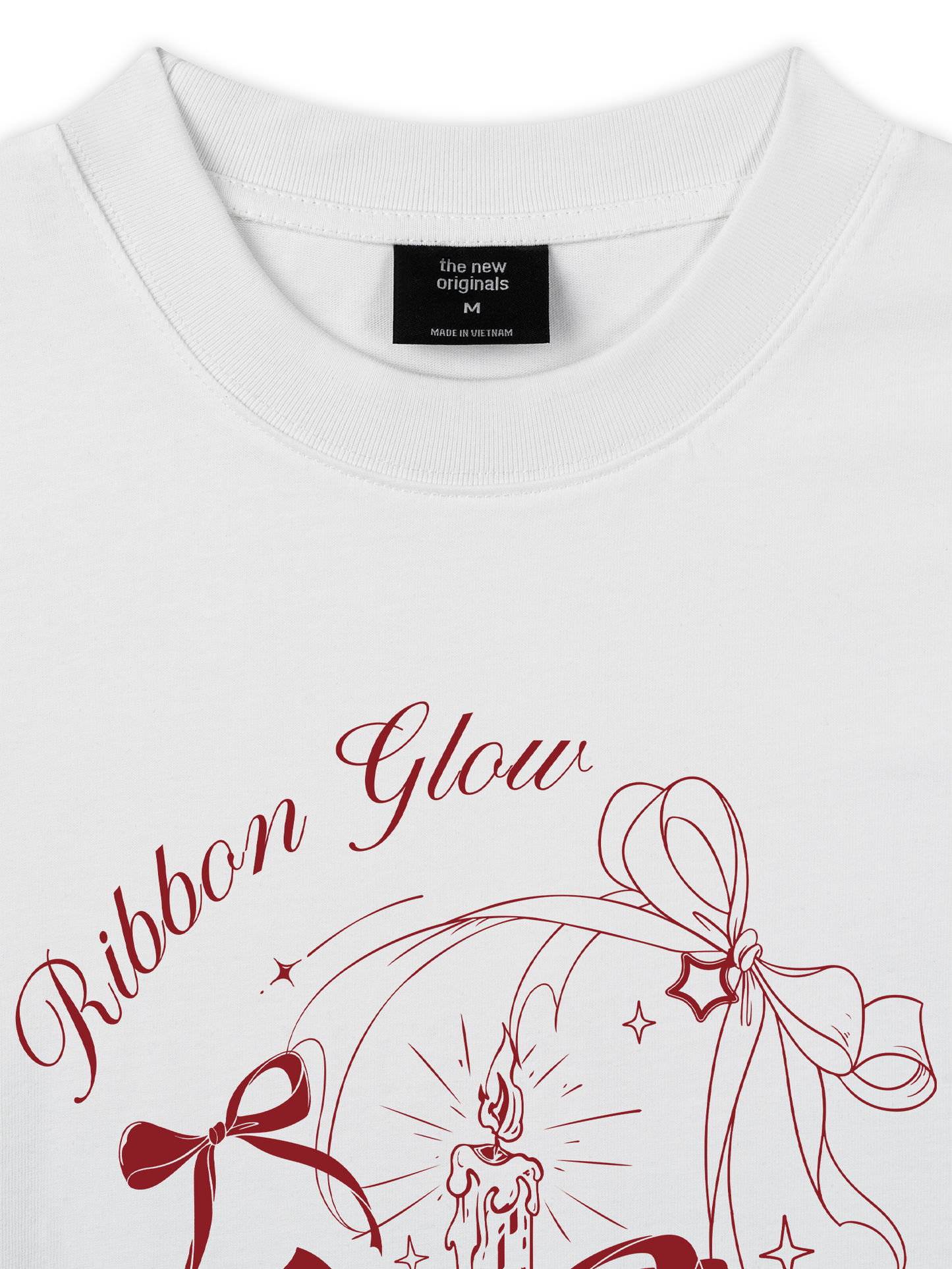 Áo Thun Relaxed Fit Ribbon Glow