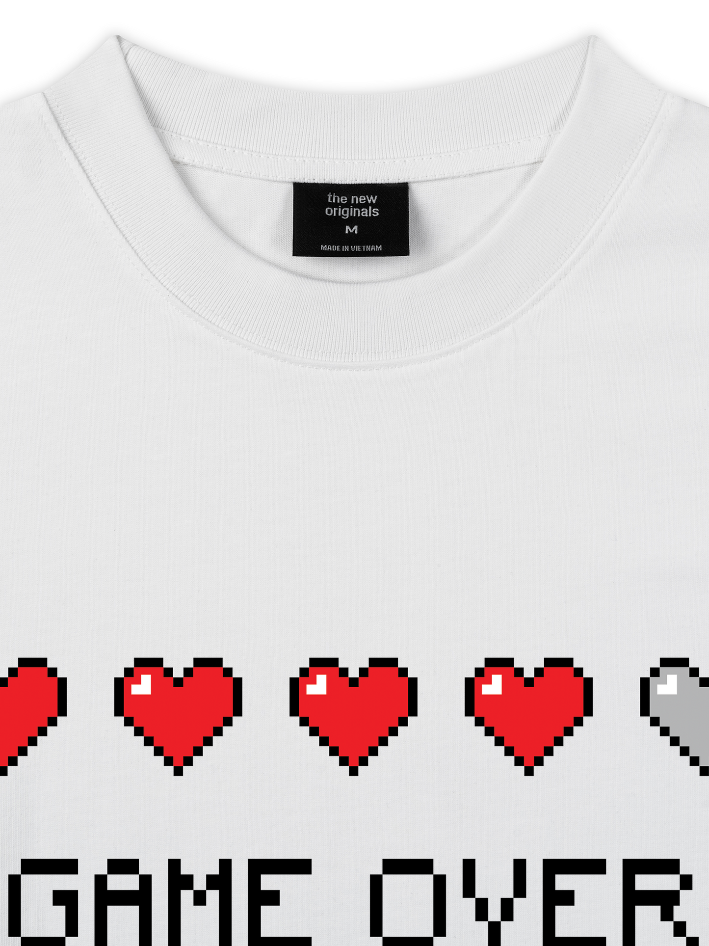 Áo Thun Relaxed Fit Pixel Universe Game Over