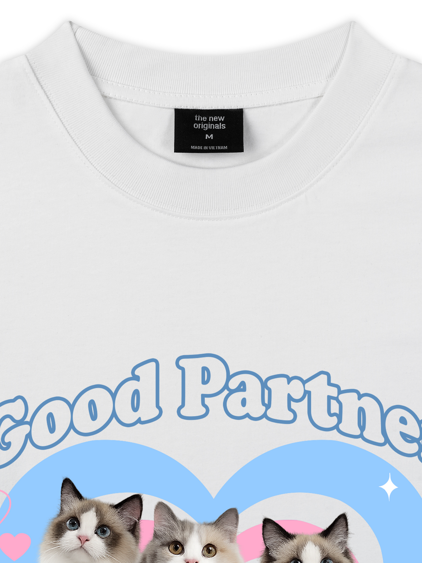 Áo Thun Relaxed Fit Daily Cuties Good Partner