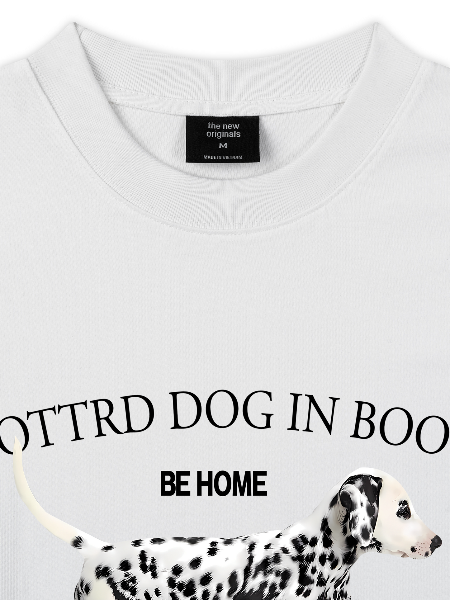 Áo Thun Relaxed Fit Animal Cute Puppy Yellow Boots