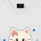 Áo Thun Relaxed Fit Blue Kitty