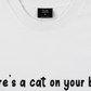Áo Thun Relaxed Fit Animal Mood There's A Cat On Your Back