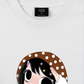 Áo Thun Relaxed Fit Little Girl Brown Dots