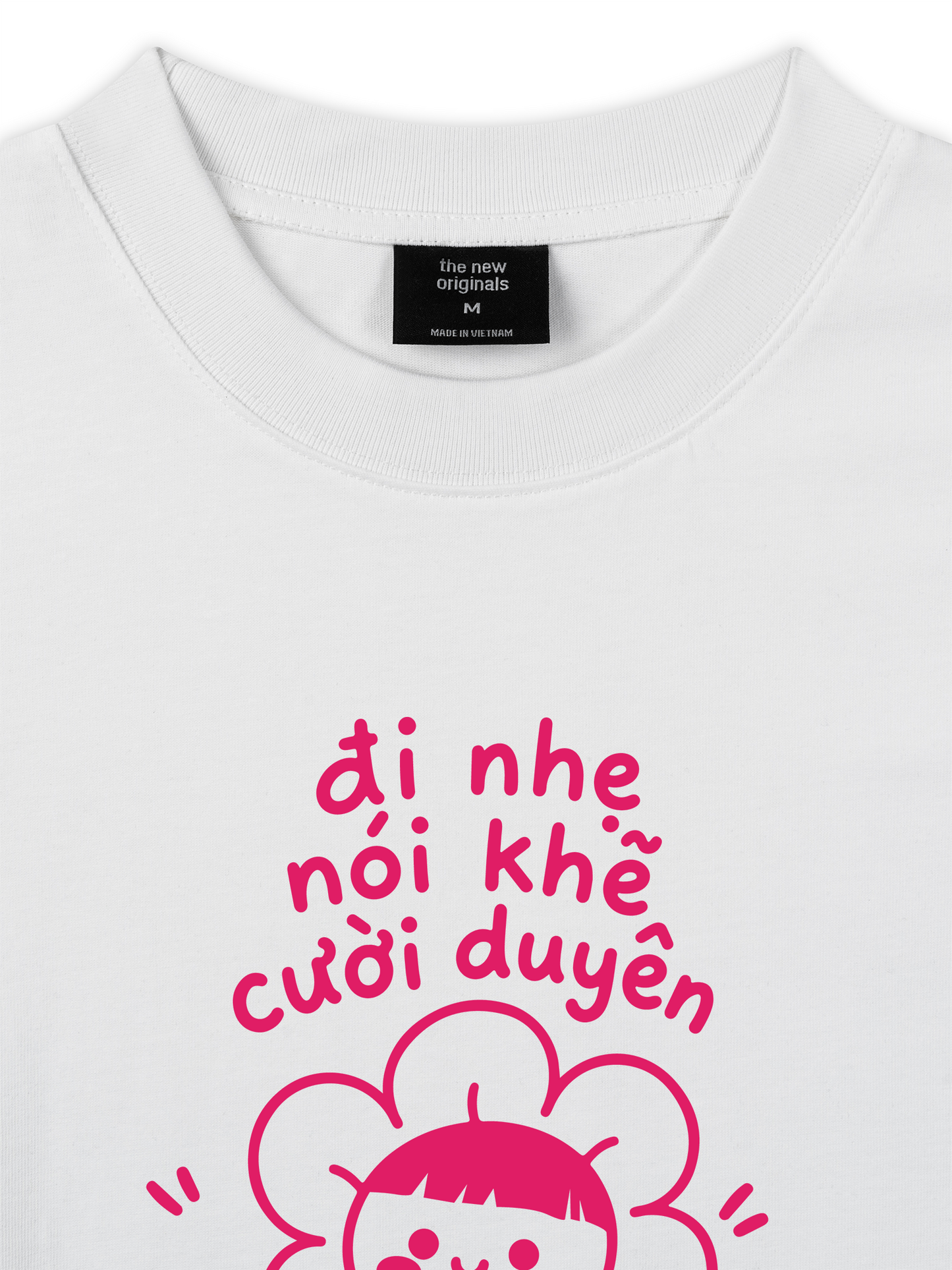 Áo Thun Relaxed Fit Đi Nhẹ Nói Khẽ Cười Duyên