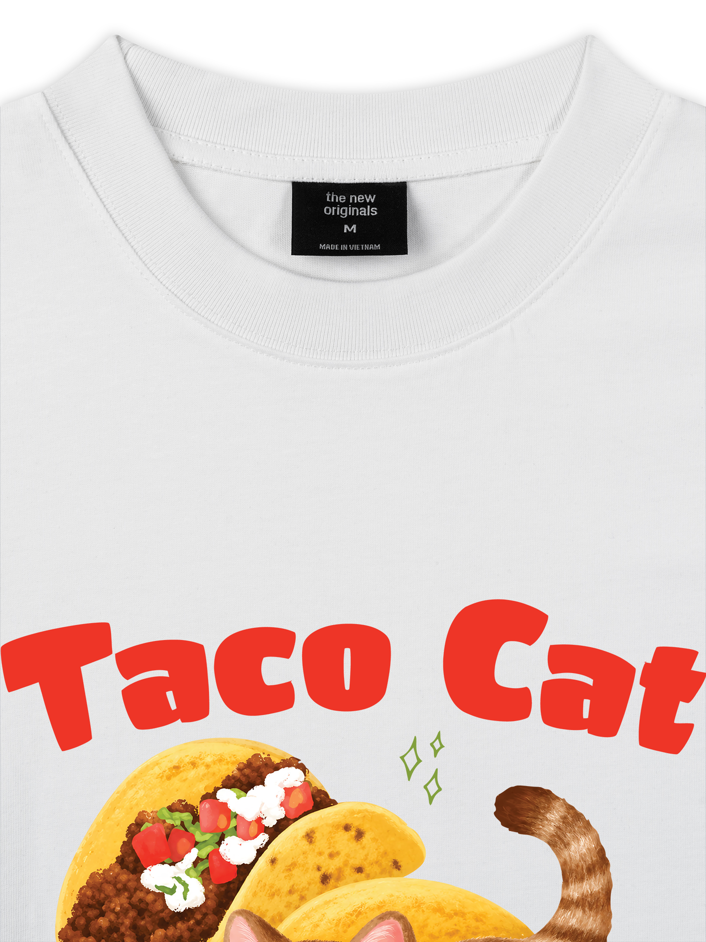Áo Thun Relaxed Fit Taco Cat