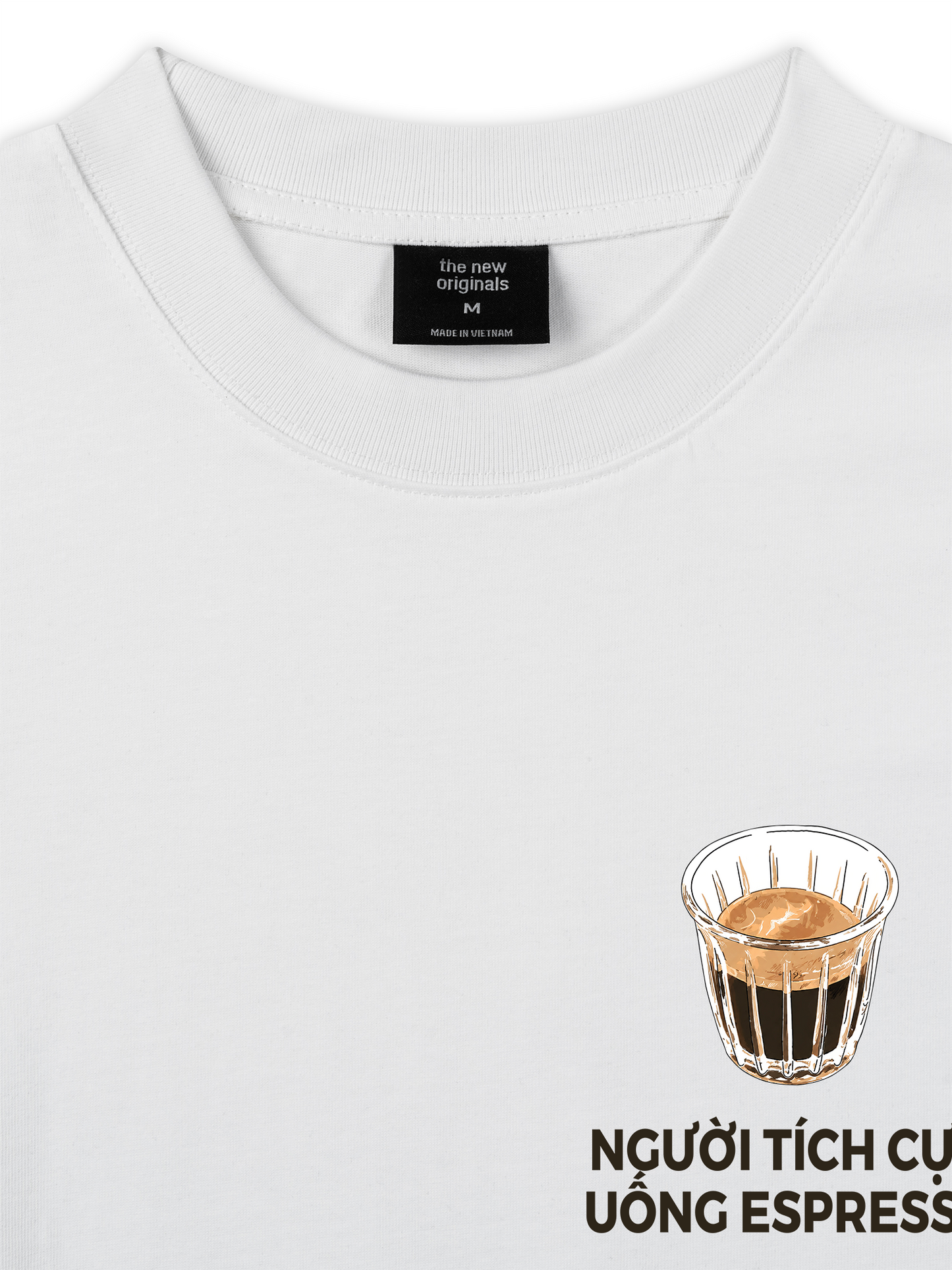 Áo Thun Relaxed Fit Người Tích Cực Uống Espresso 2