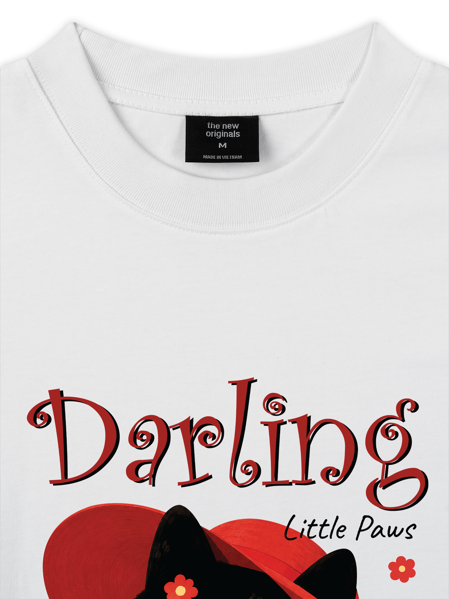 Áo Thun Relaxed Fit Darling Little Paws