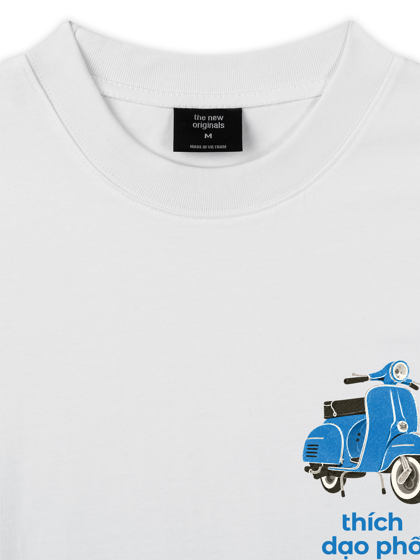 Áo Thun Relaxed Fit Thích Dạo Phố Blue