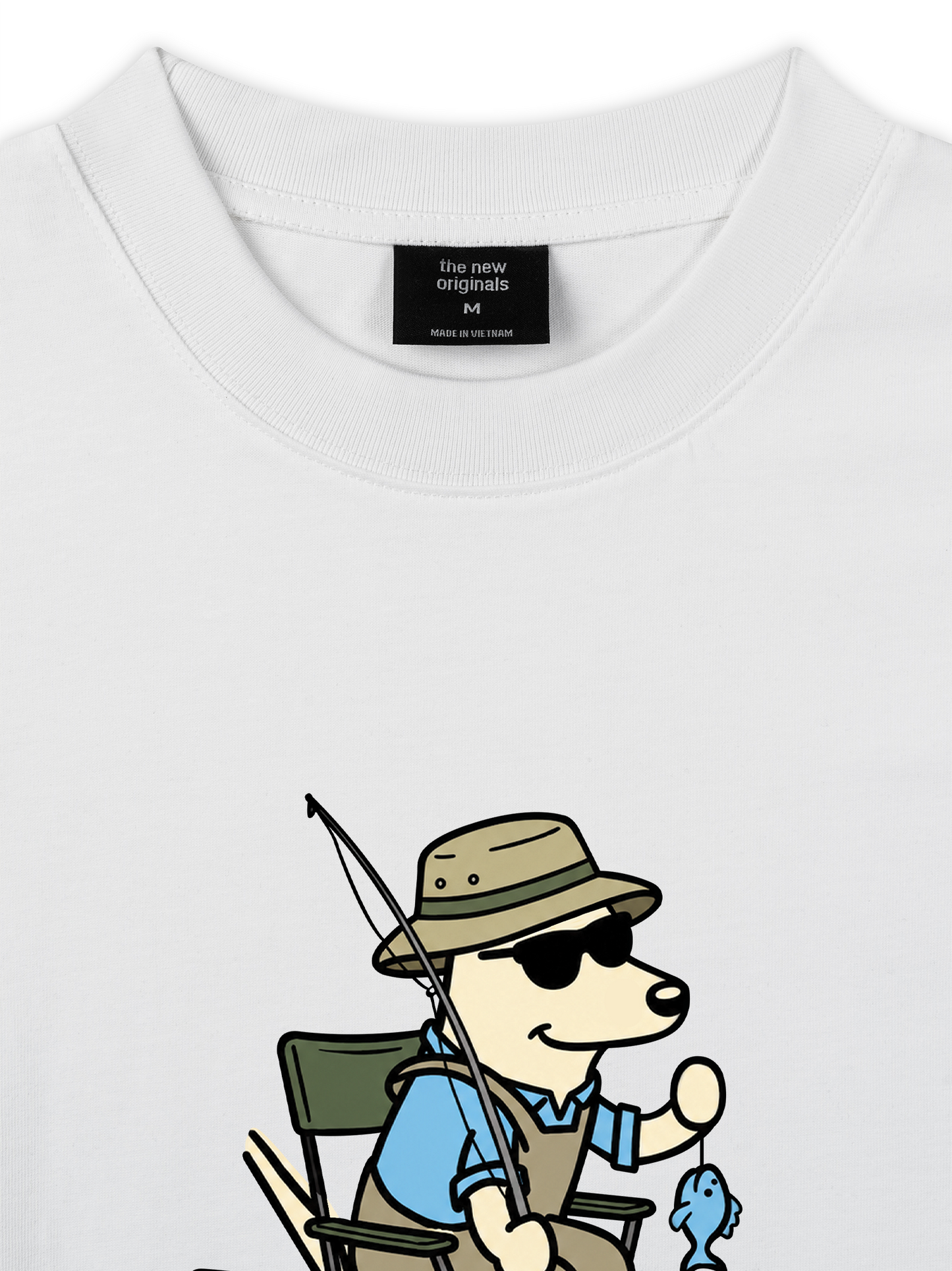 Áo Thun Relaxed Fit Đam Mê Câu Cá