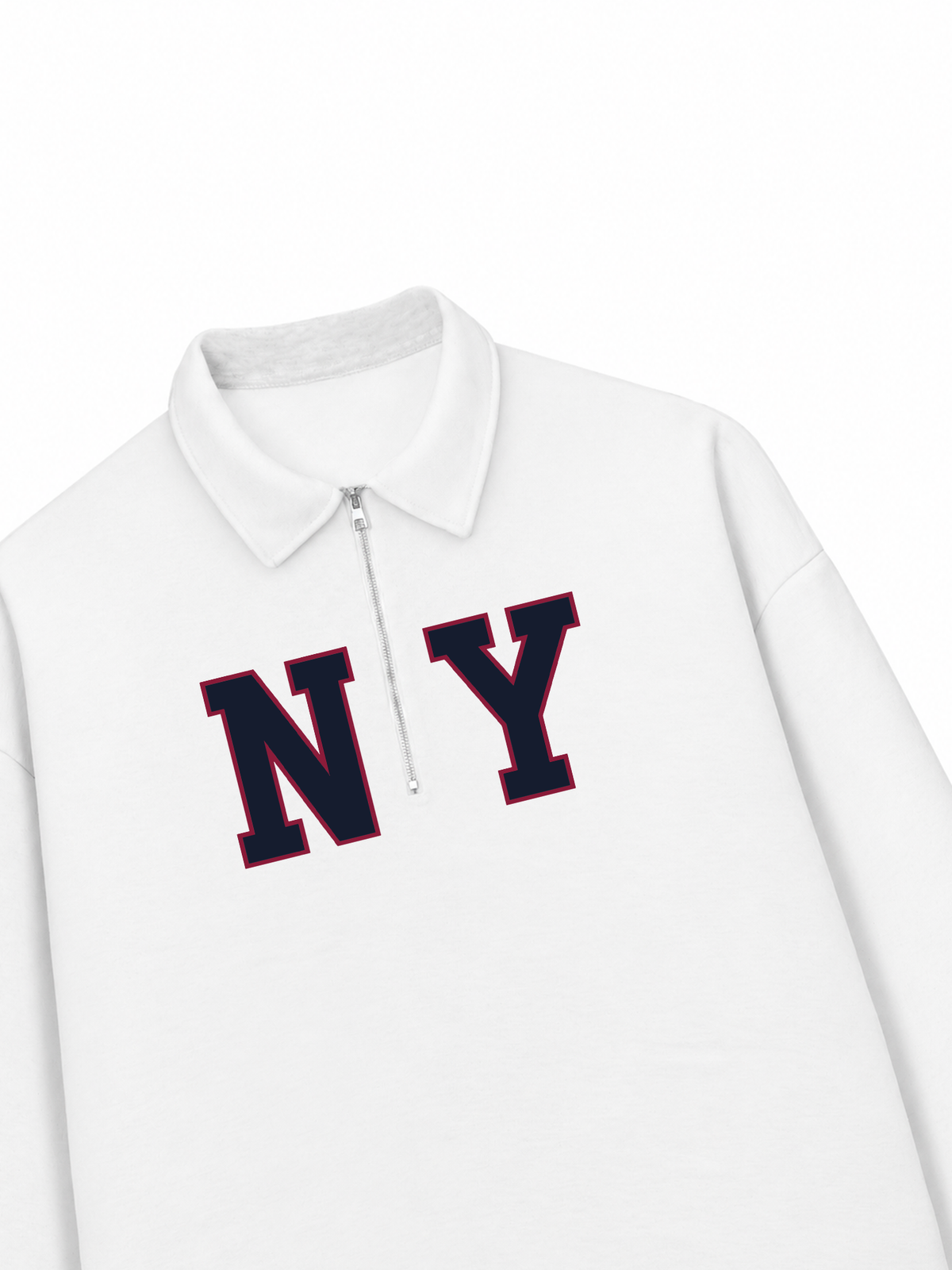 Áo Sweater Polo Nỉ Hai Da NY