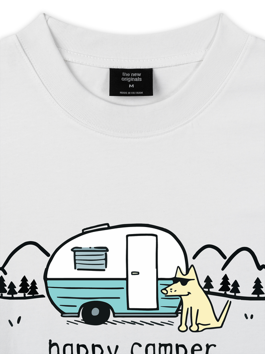 Áo Thun Relaxed Fit Go Outside Happy Camper