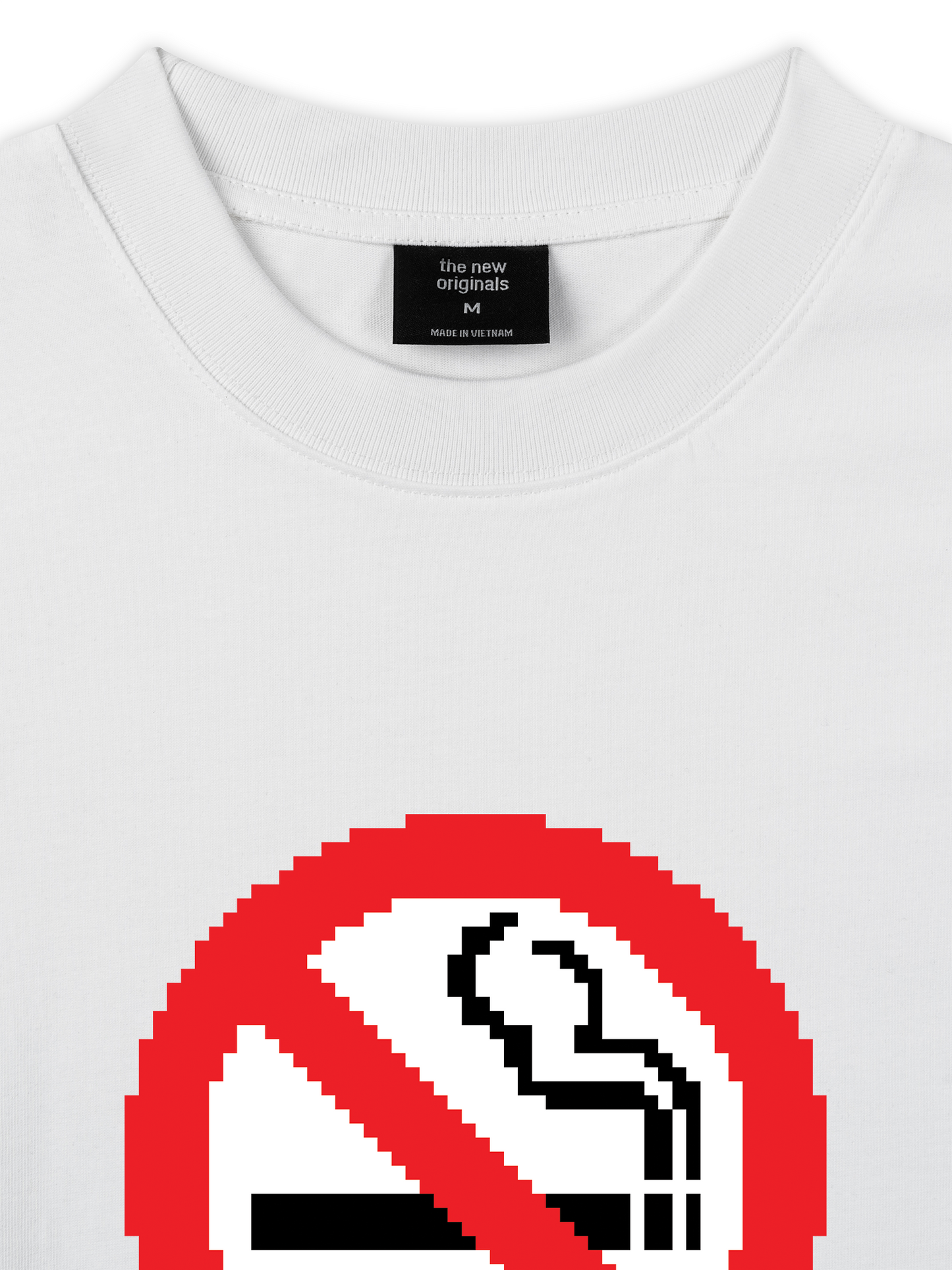 Áo Thun Relaxed Fit Pixel Universe No Smoking
