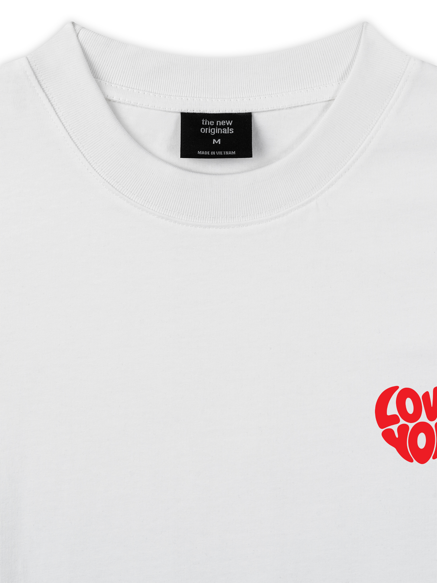 Áo Thun Relaxed Fit Love You Typography