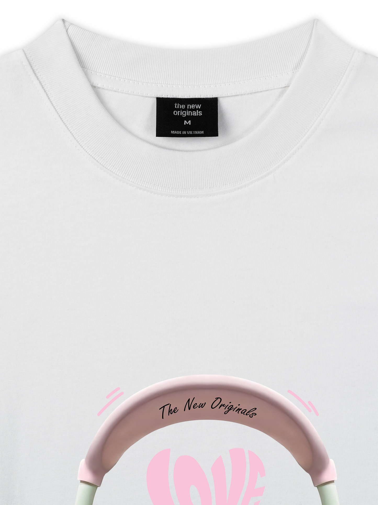 Áo Thun Relaxed Fit Summer Vibes Peach Love