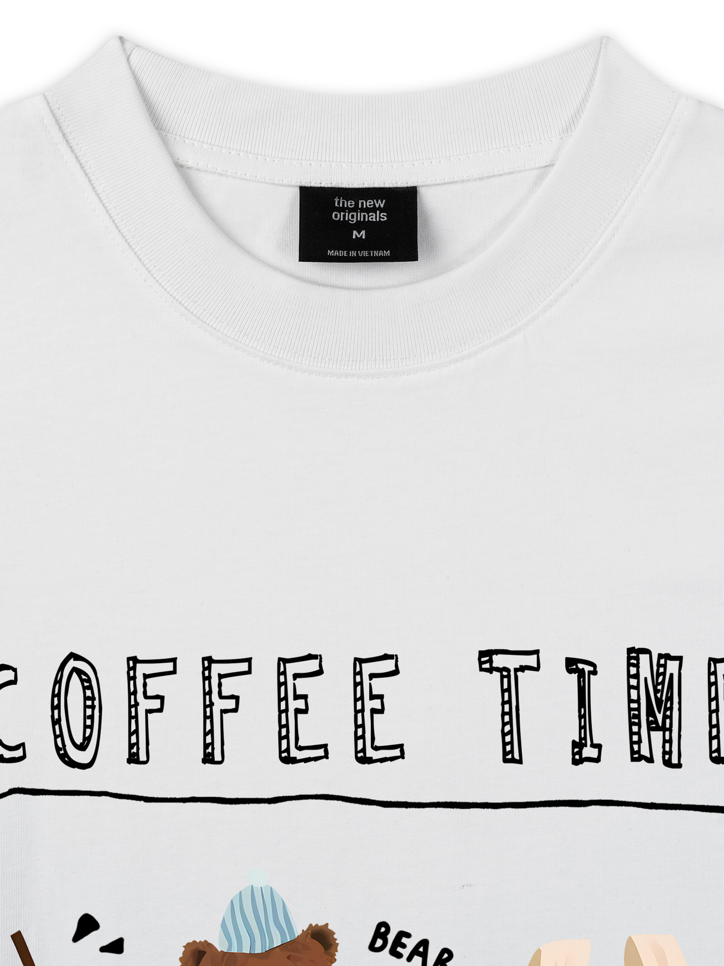 Áo Thun Relaxed Fit Sweet Pastry Coffee Time