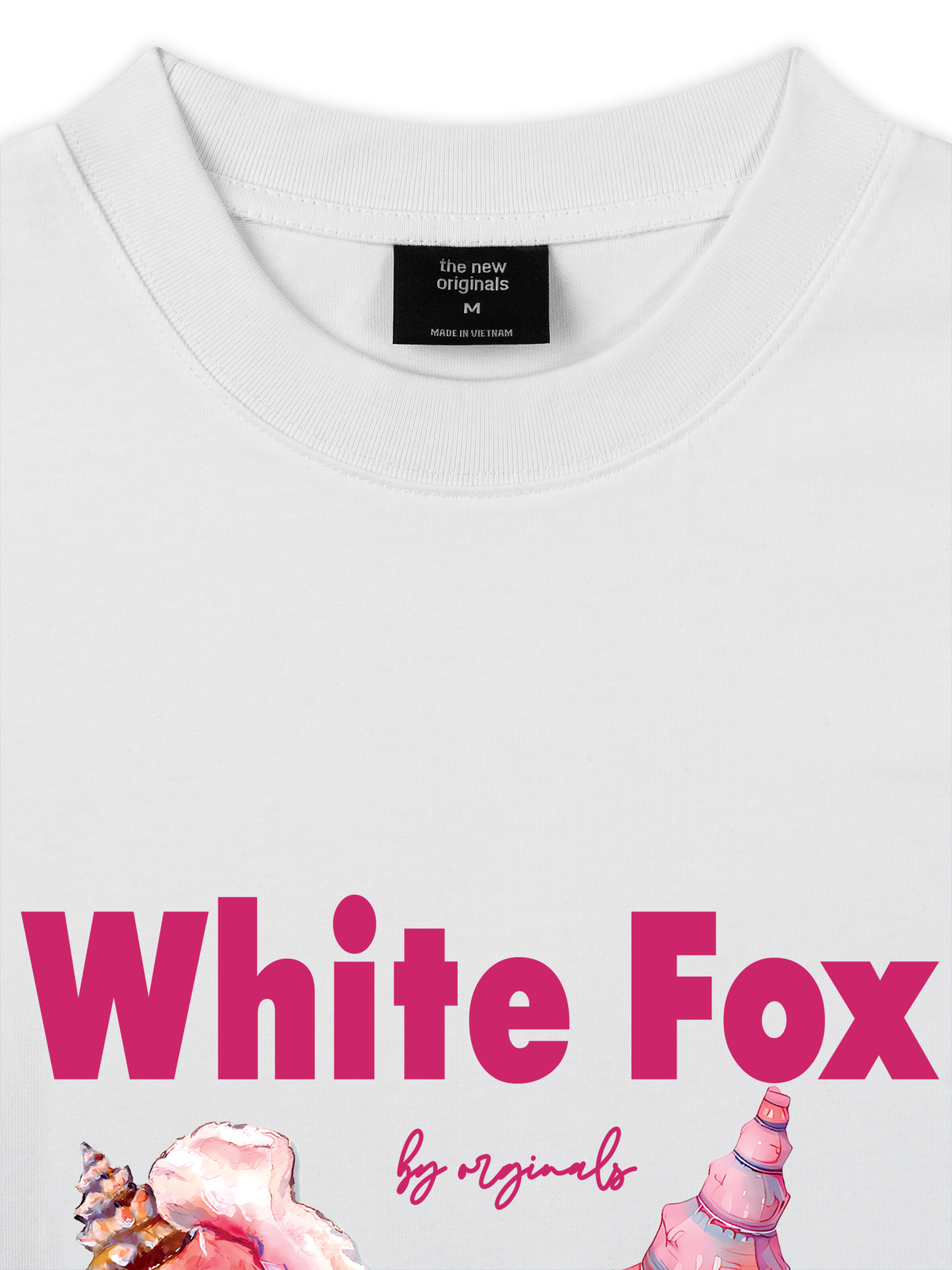 Áo Thun Relaxed Fit Ocean White Fox