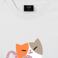 Áo Thun Relaxed Fit Daily Cuties Meow & Bow
