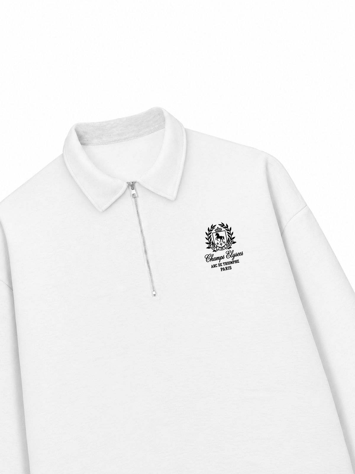 Áo Sweater Polo Nỉ Hai Da  Champs Elysees