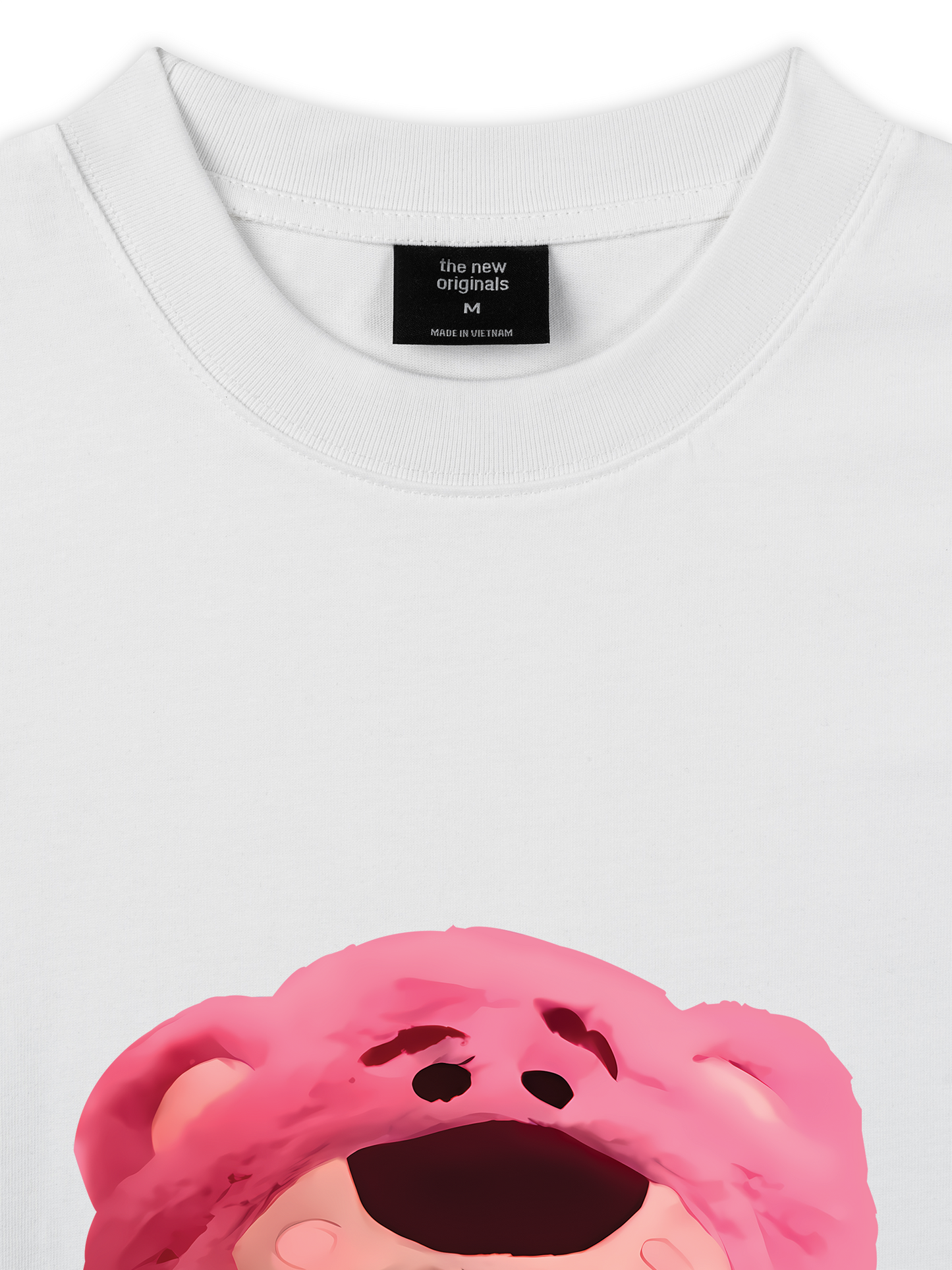 Áo Thun Relaxed Fit Animal Mood Pink Meow