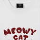 Áo Thun Relaxed Fit Meowy Cat Red Xmas Plaid