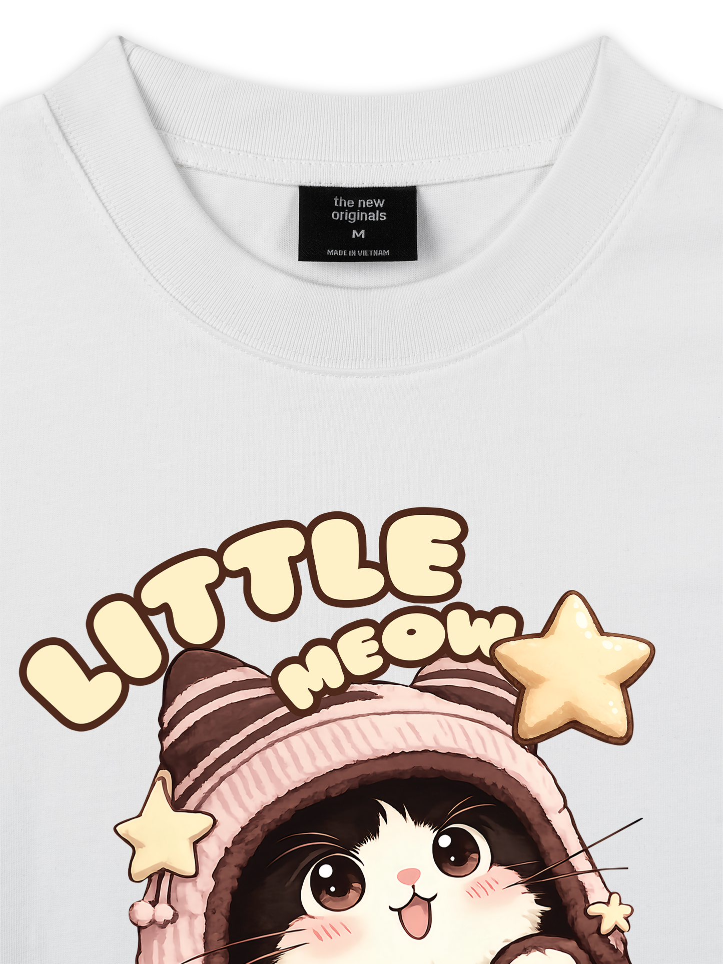 Áo Thun Relaxed Fit Little Meow