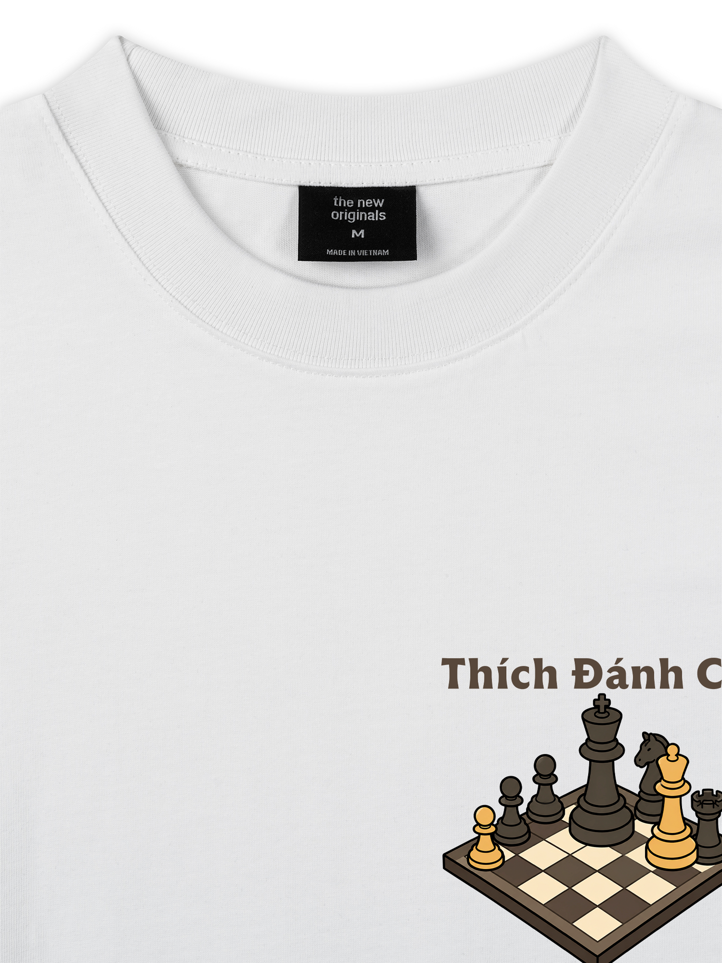 Áo Thun Relaxed Fit Thích Đánh Cờ