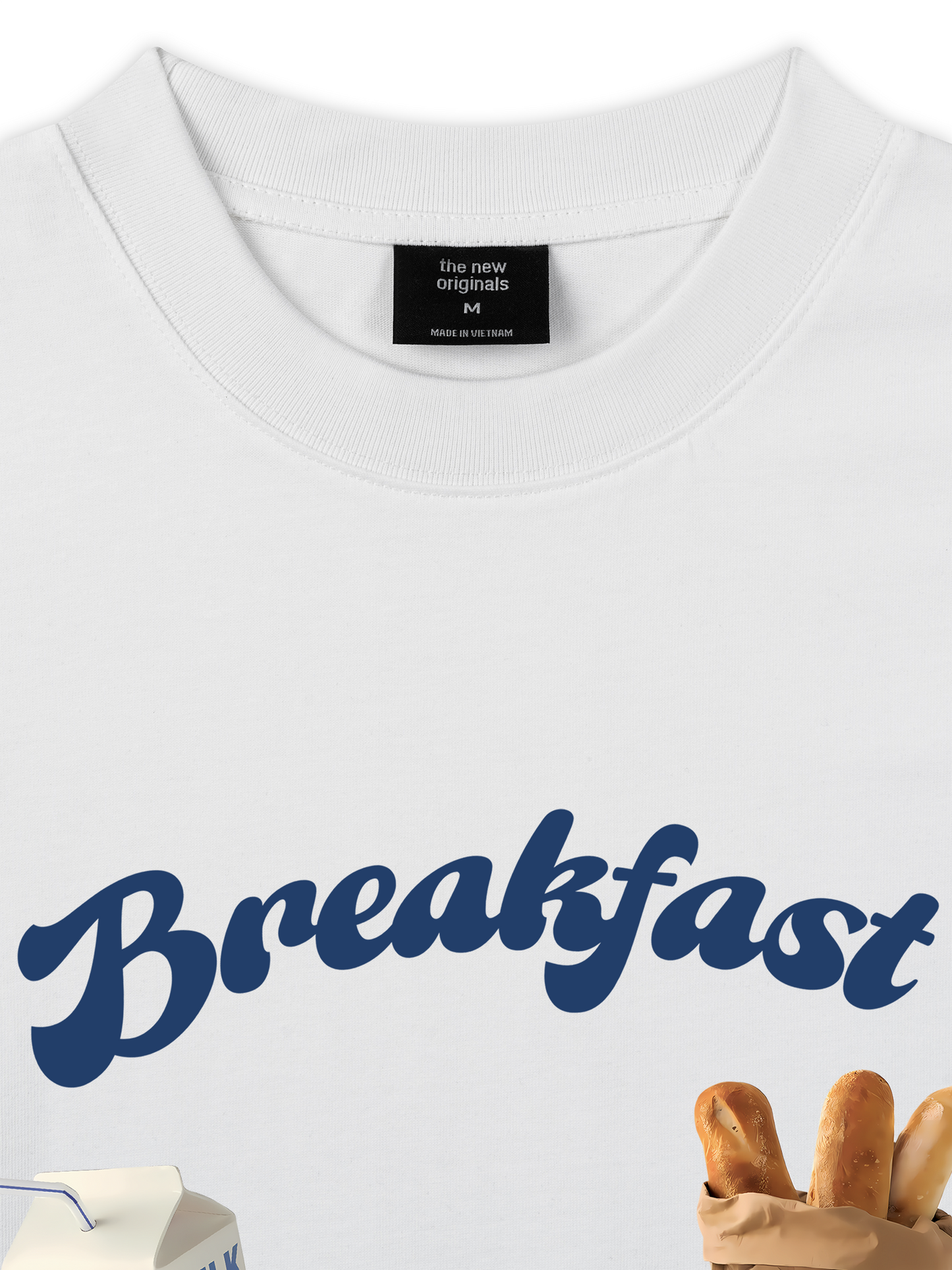 Áo Thun Relaxed Fit Sweet Pastry Milk And Bread