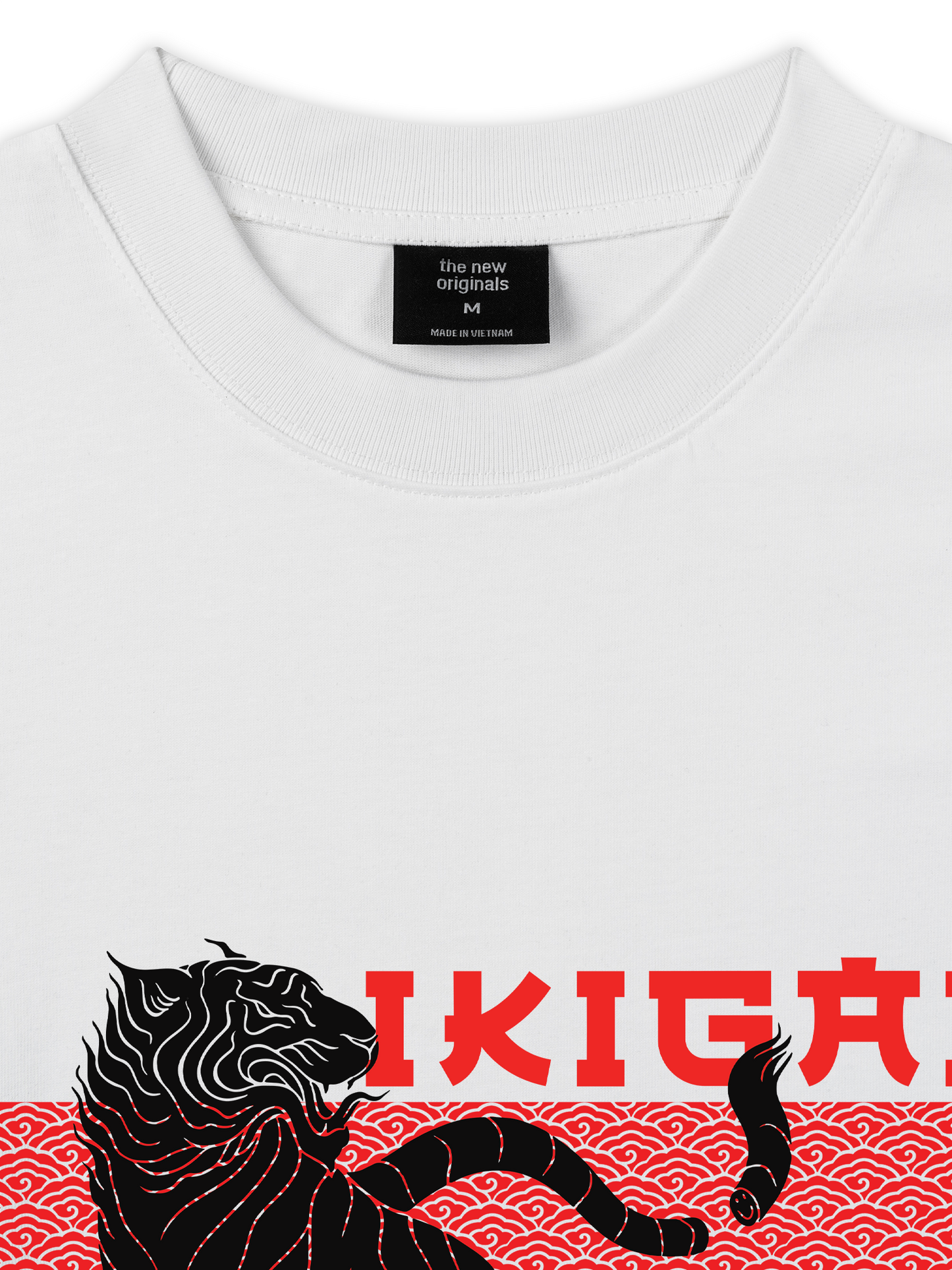 Áo Thun Relaxed Fit Japan Spirit Ikigai Tiger Originals