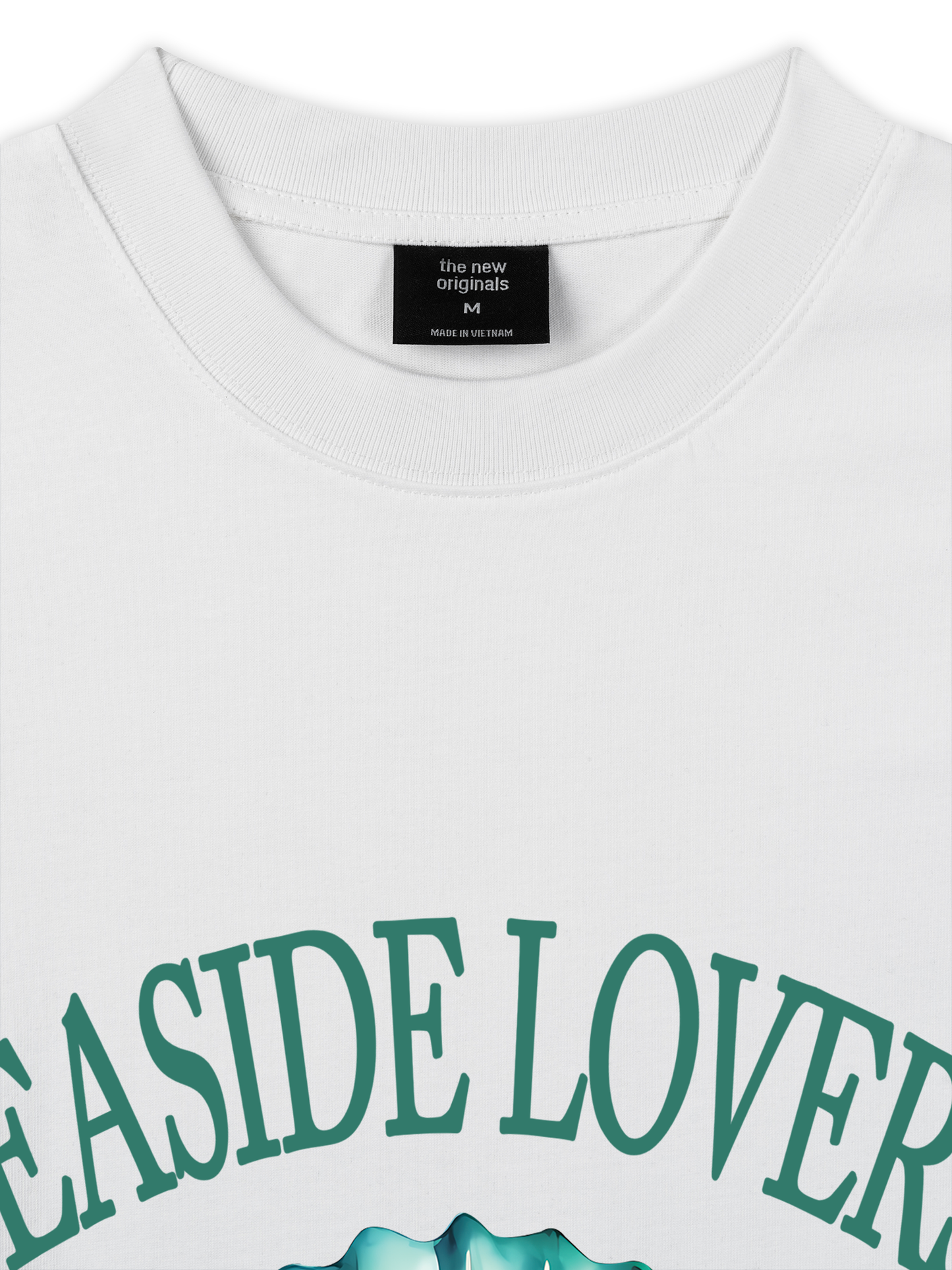 Áo Thun Relaxed Fit Ocean Seaside Love Green