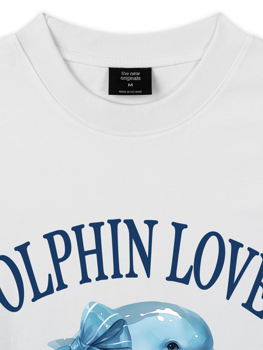 Áo Thun Relaxed Fit Ocean Dolphin Lover