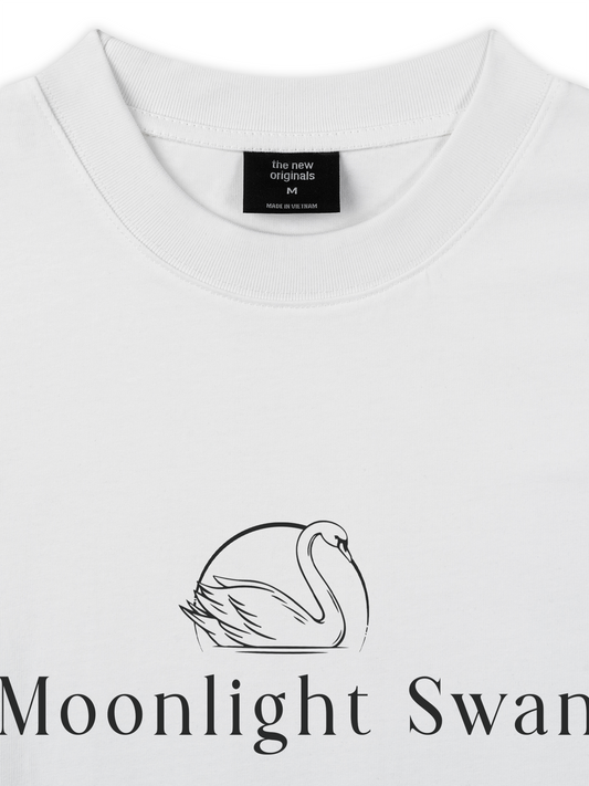 Áo Thun Relaxed Fit Old Money Moonlight Swan