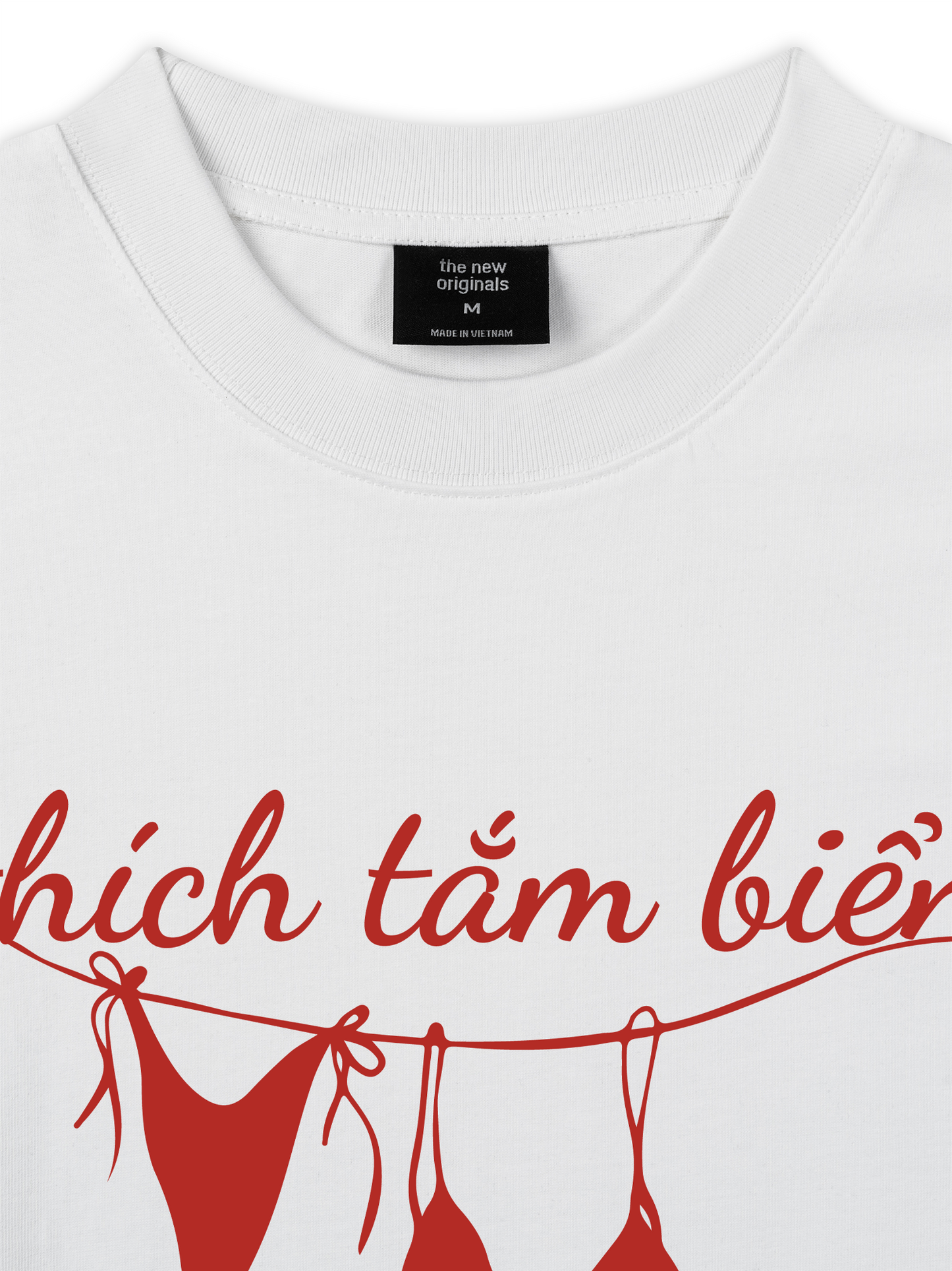 Áo Thun Relaxed Fit Thích Tắm Biển