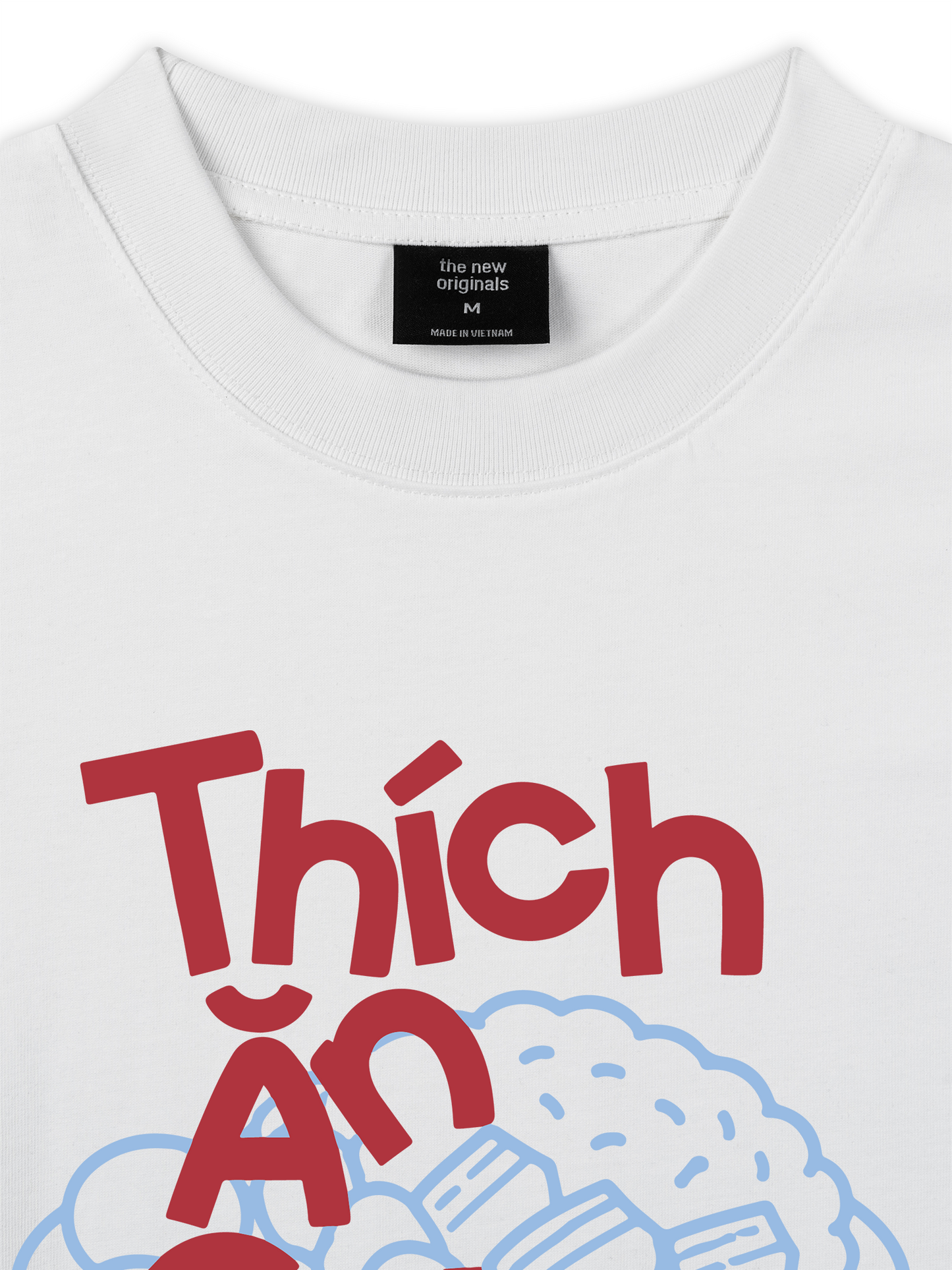 Áo Thun Relaxed Fit Thích Ăn Cơm Nhà