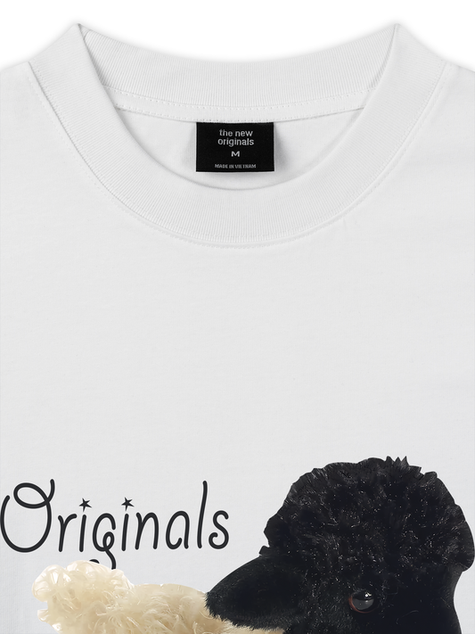 Áo Thun Relaxed Fit Animal Mood Sheep