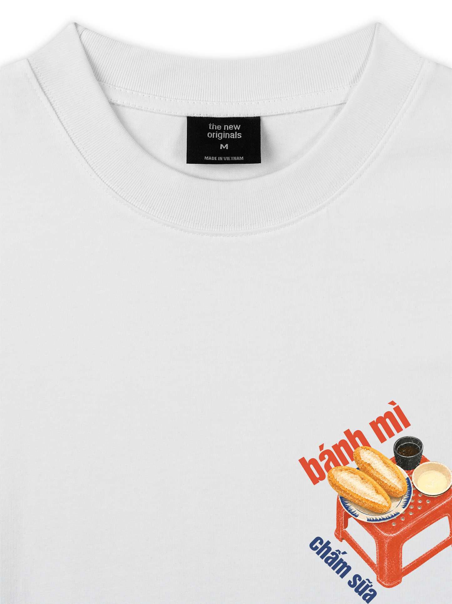 Áo Thun Relaxed Fit Bánh Mì Chấm Sữa