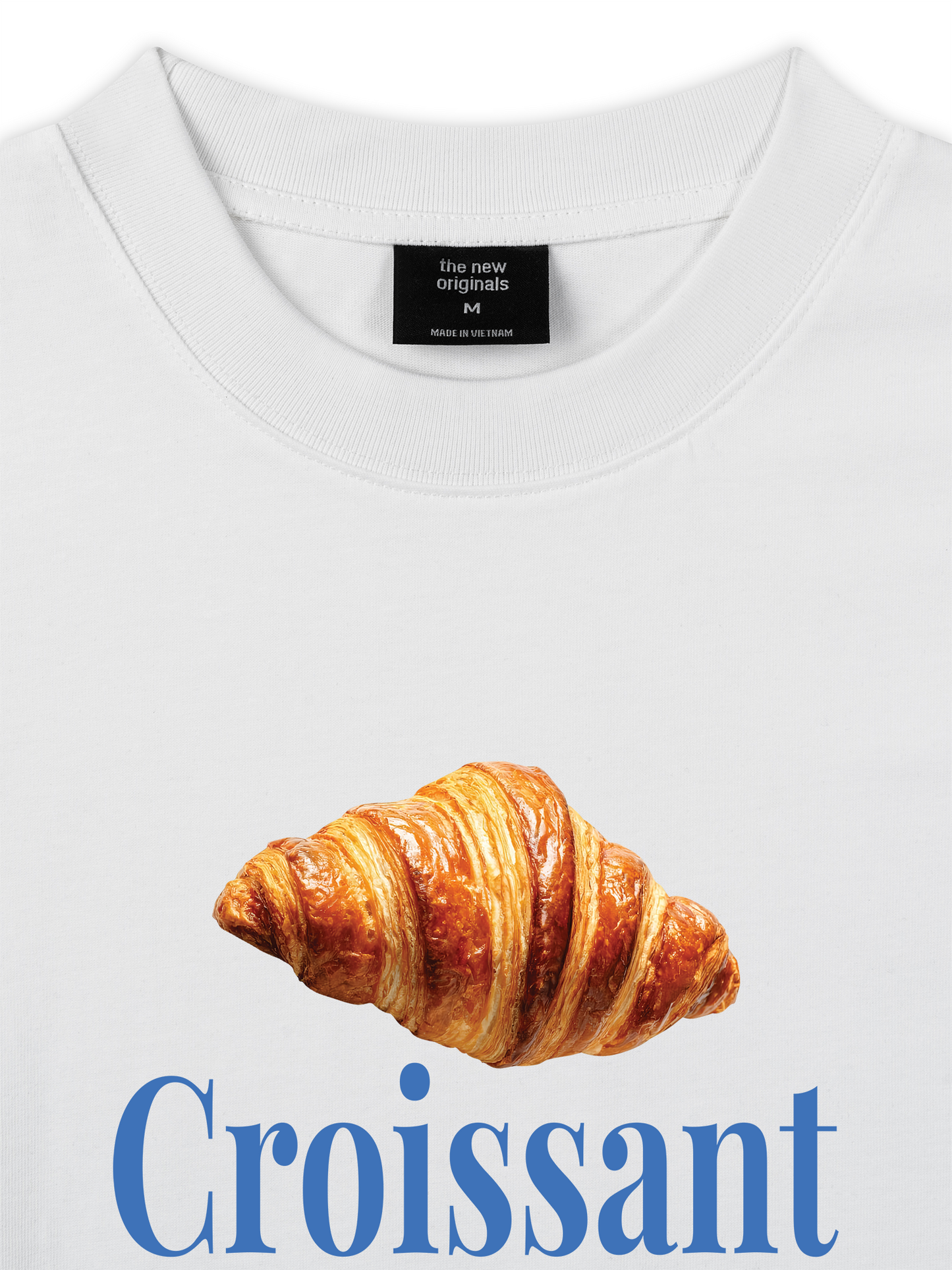 Áo Thun Relaxed Fit Croissant Quote