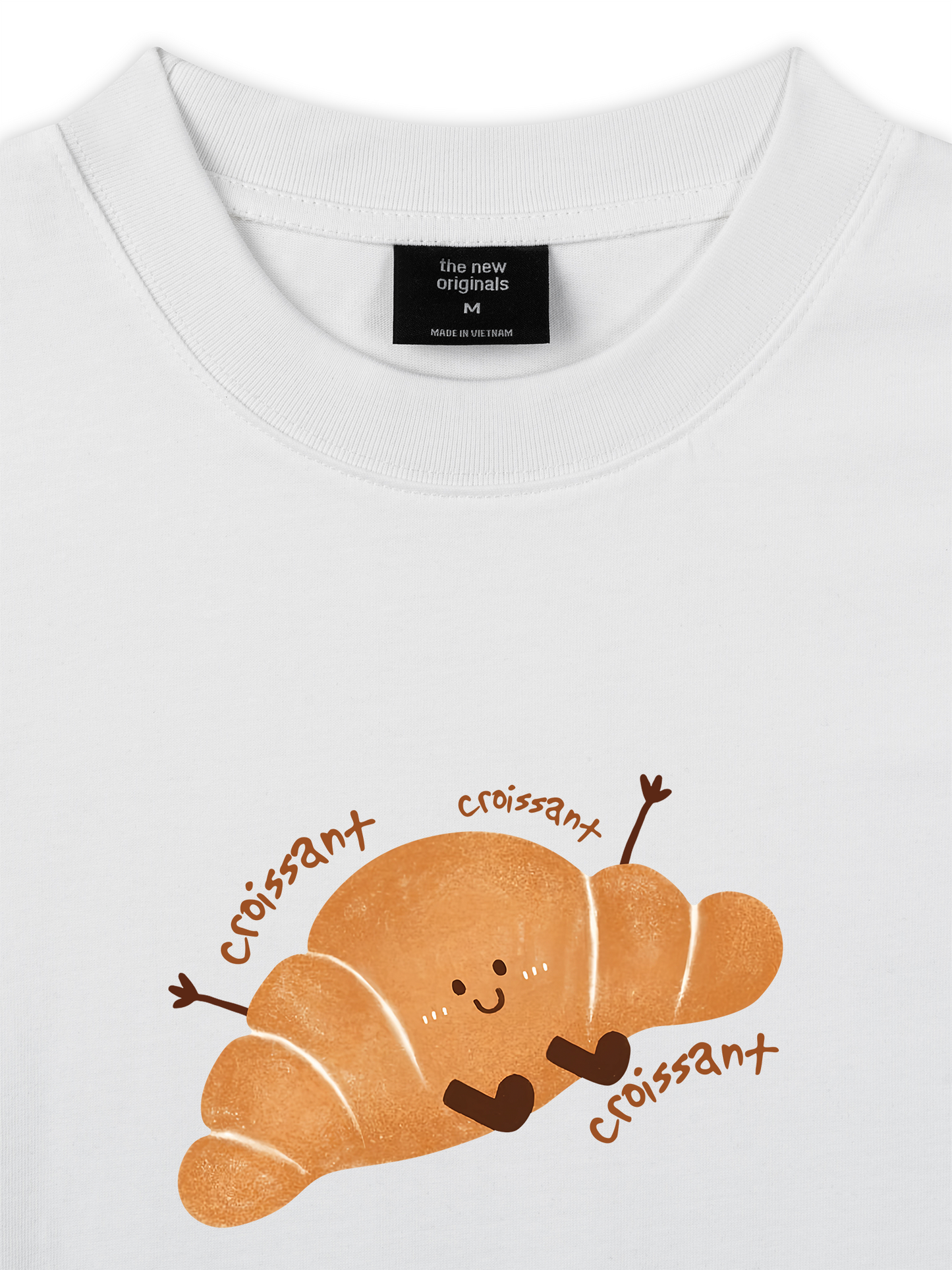 Áo Thun Relaxed Fit Happy Croissant