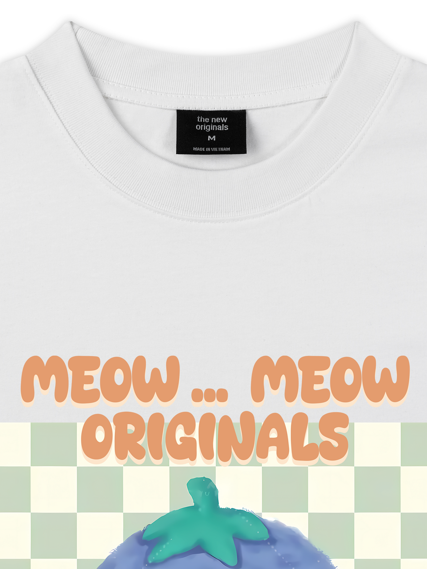 Áo Thun Relaxed Fit Animal Meow