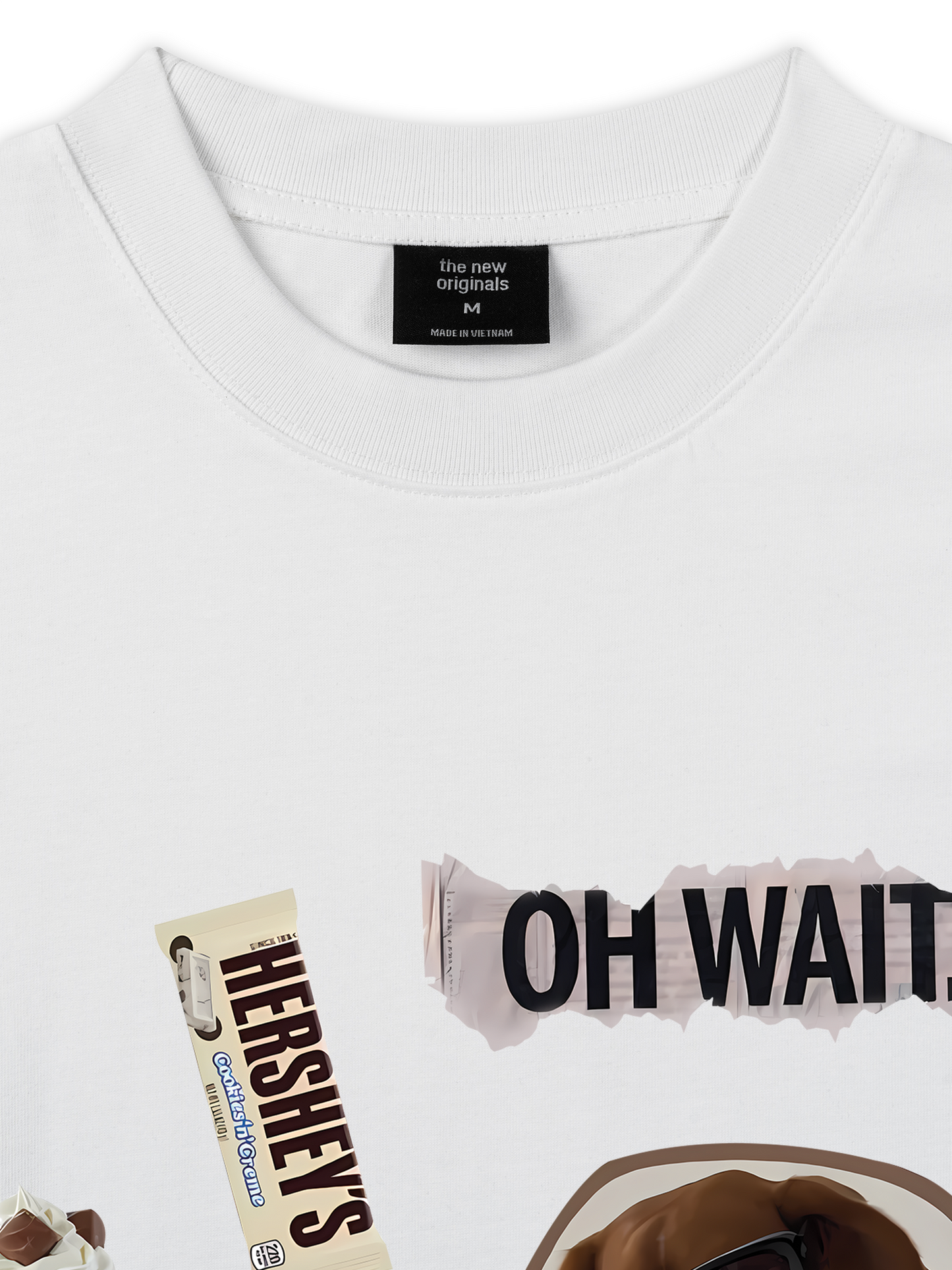 Áo Thun Relaxed Fit Sweet Pastry Cute Puppy Chocolate