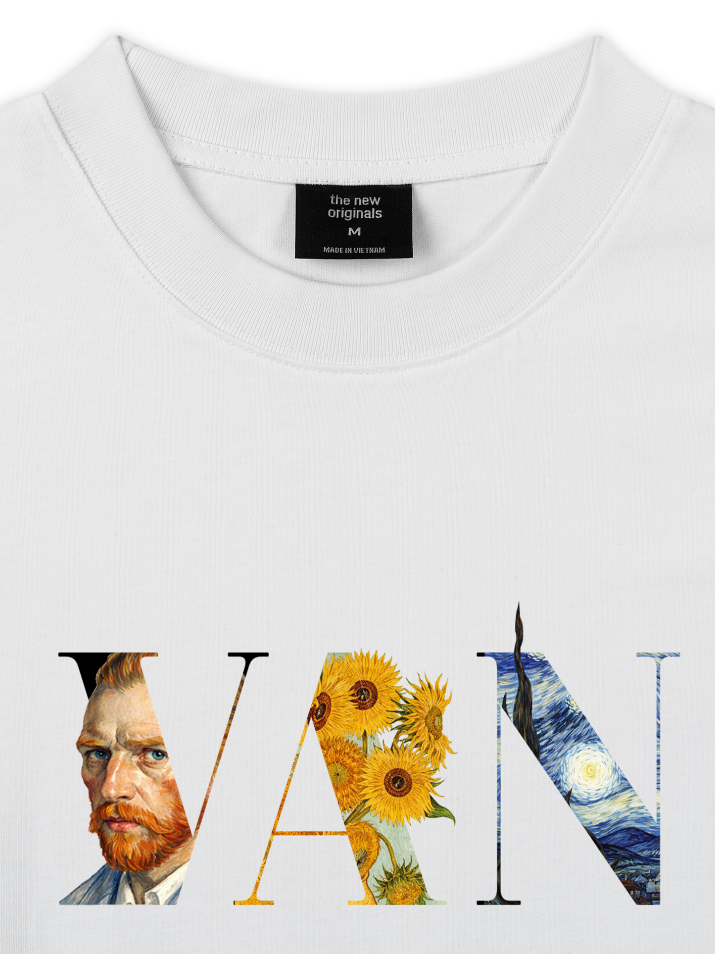Áo Thun Relaxed Fit Masterpiece Van Gogh Typography