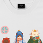 Áo Thun Relaxed Fit 3 Cozy Cats