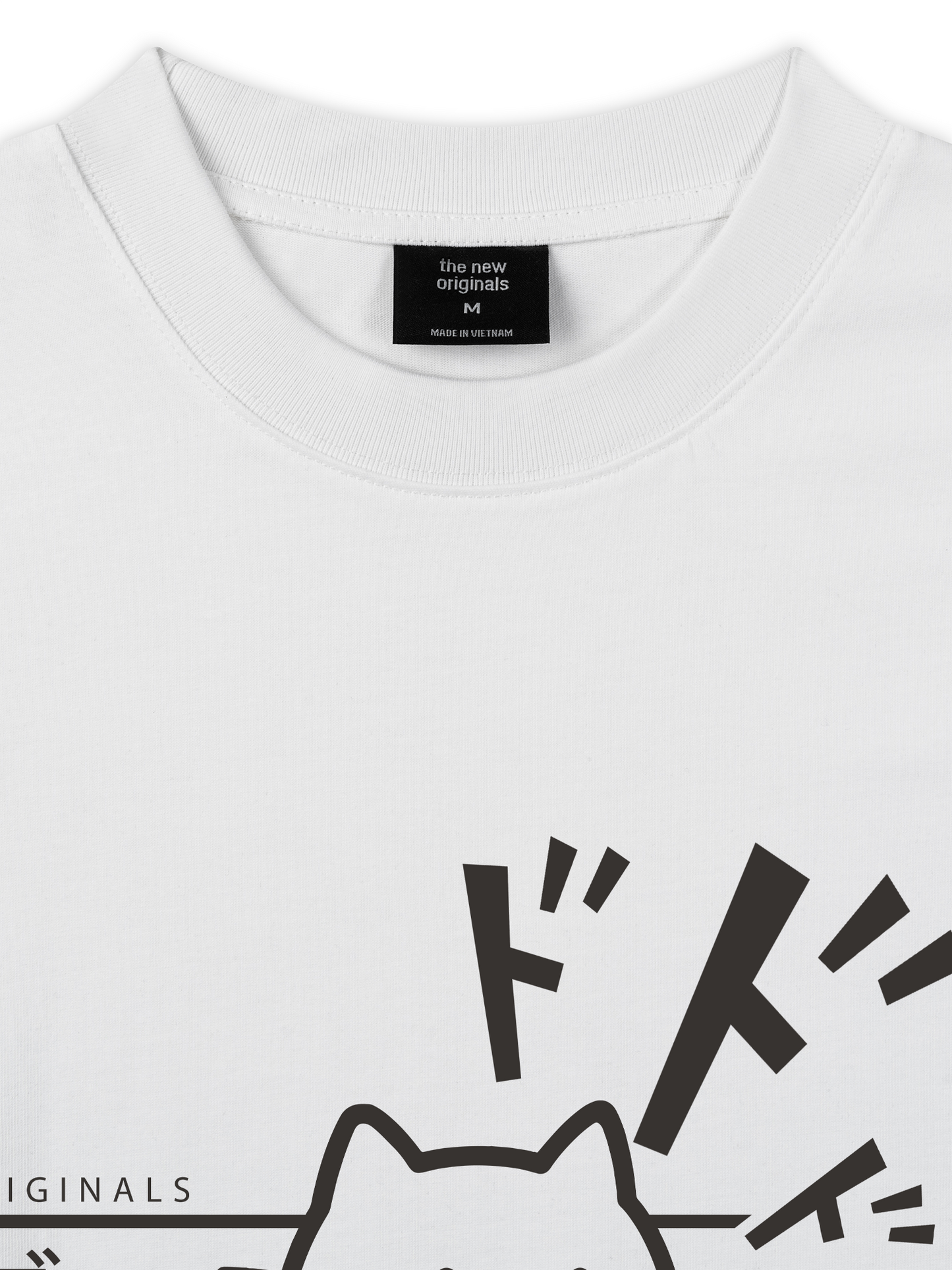 Áo Thun Relaxed Fit Japan Spirit Godzilla Meow