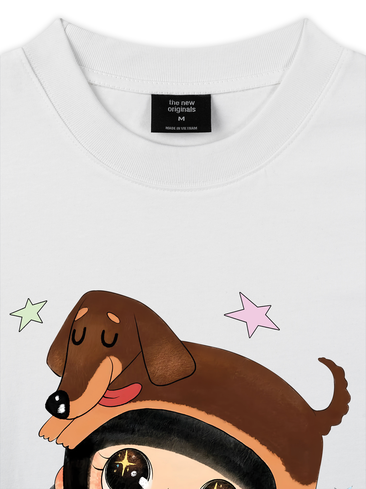 Áo Thun Relaxed Fit  Cute Girl With Dachshund
